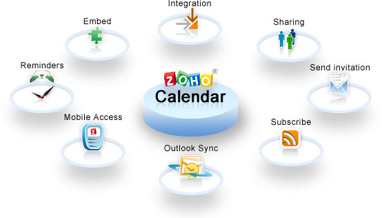 calendars for blogs. Today, Zoho Calendar is