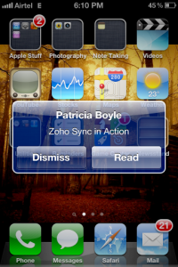 ZSync Automatic Notification