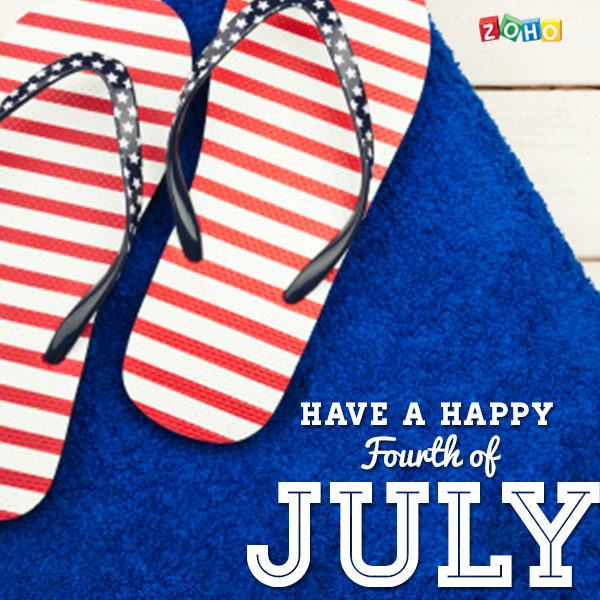 Happy 4th July from Zoho!
