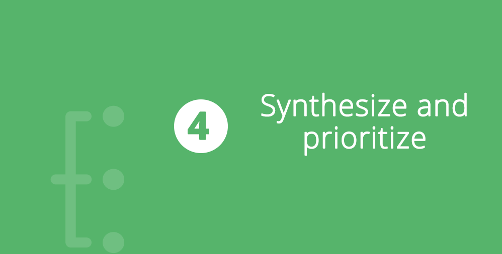 Synthesize and Prioritize